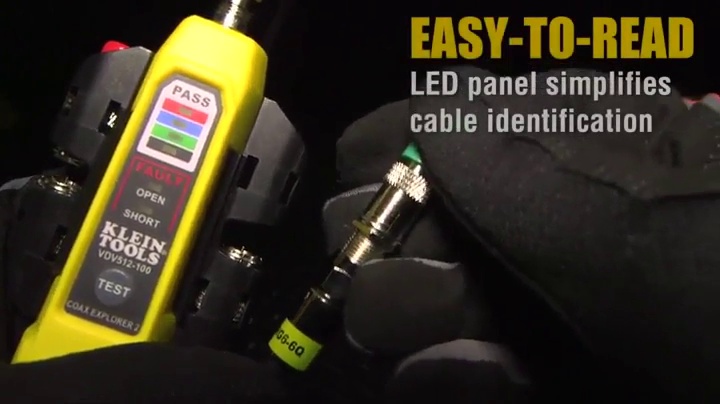 Klein Tools VDV512-100 Cable Tester, Coax Explorer 2 VDV Tester